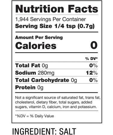 Pure and Natural Kosher Salt - 3 Pound Box (2-Pack) - Buy Online on GoSupps.com