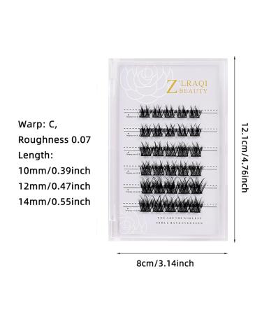 Shop Individual False Eyelashes - Self-Adhesive Cluster Glue-Free Natural-Looking - MF10-1 | International Shipping Available - Buy Online on GoSupps.com