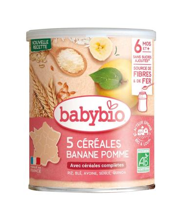 Babybio - C r ales 3 fruits avec Quinoa Bio 220 g - 6+ Mois - BIO
