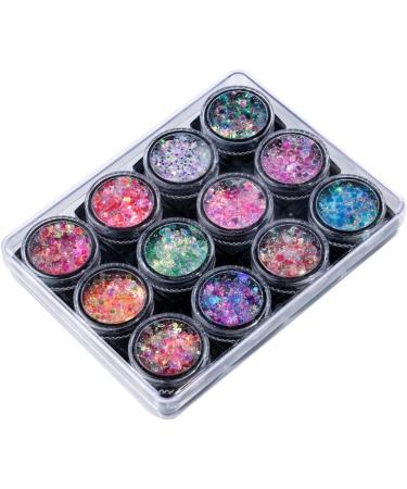 FOMIYES 3pcs Make-Up Sequins & Gel Set - Shiny Body & Face Glitter for Manicure | International Shipping Available - Buy Online on GoSupps.com