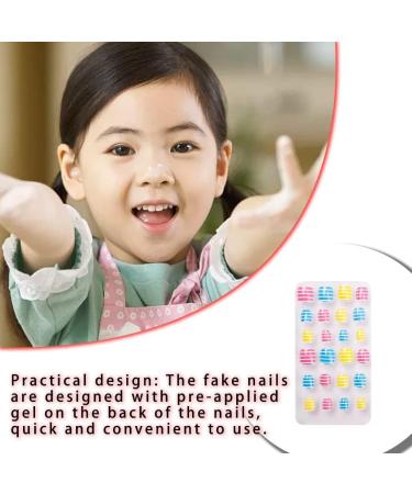 2 Set of 1 Set Christmas Nail Wraps Cartoons Style Decor Adorable False Fingernails Children Removable Art Decals DIY Manicure - Buy Online on GoSupps.com