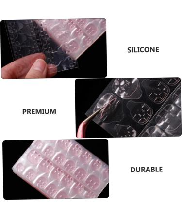  AUTSUPPL 20 Sheets of Double-Sided Transparent Gel Adhesive Stickers Practical Manicure Stickers for False Nails - Buy Online on GoSupps.com