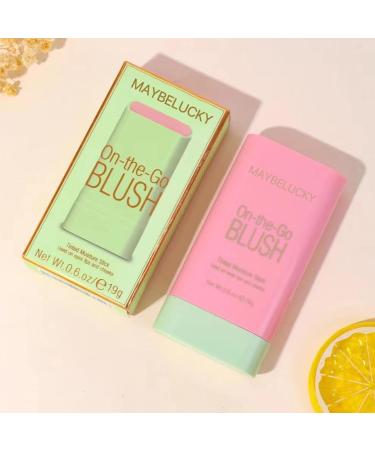 Make up Blushes Stick Cream Buildable Multi Stick - Easy Application Long Wearing Lightweight Finishing Makeup for Eye Shadow and Lipstick Shakven 01# - Buy Online on GoSupps.com