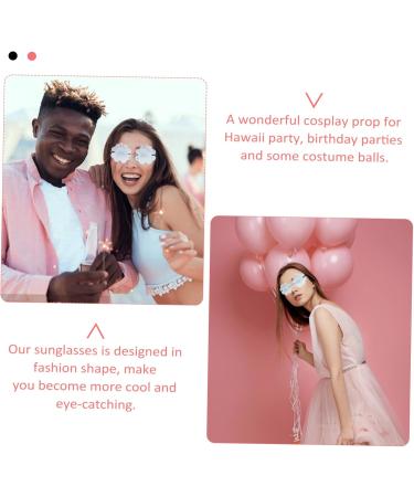 Jojofuny Vintage Sunglasses - 2 Pairs 90s Disco Beach Glasses | Stylish Borderless Hawaii Sunglasses | International Shipping Available - Buy Online on GoSupps.com