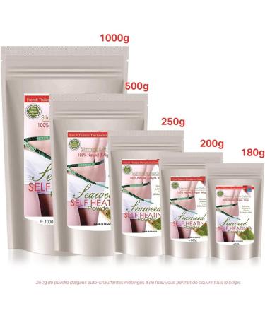  bleu & marine Bretania Bleu & Marine Bretania - Slimming and Detoxifying Body Treatment with 3 Marine Algae | Self-Heating Wrap | Relaxing Spa Bath | Anti-Cellulite Wrap | 100% Natural 250g - Buy Online on GoSupps.com