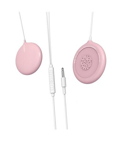 Mosalogic Pregnancy Belly Headphones Baby-Bump Speaker Pregnant Music Player with FDA-Cleared Safe Adhesives Shares Music to The Womb Prenatal Baby Shower Gifts for Mom Pink