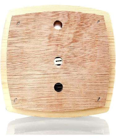 LVYXON Sauna Thermometer & Hygrometer | Wooden Thermo-Hygrometer for Accurate Humidity & Temperature Control (14x14x2.5 cm) - International Shipping Available - Buy Online on GoSupps.com