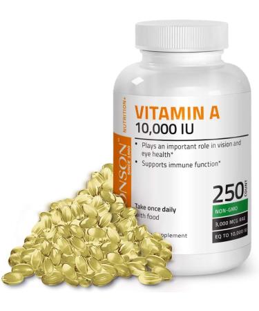 Bronson Probiotic 50 Billion CFU + Prebiotic with Apple Polyphenols & Pineapple Fruit Extract + Vitamin A 10 000 IU Premium Non-GMO Formula - Buy Online on GoSupps.com