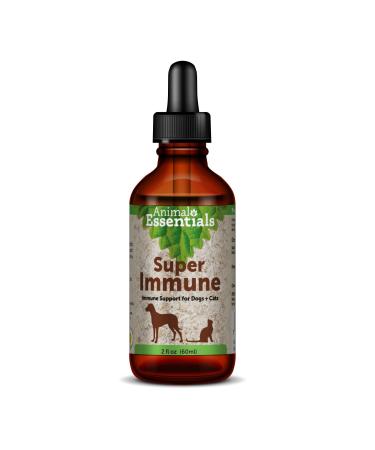 Animal Essentials Super Immune Support for Dogs & Cats, 1 fl oz - Ol Complex, Promotes Healthy Immune System 2 fl oz (60 ml)