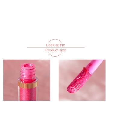Buy Waterproof Metallic Liquid Diamond Glitter Lipstick | Long Lasting Non-Stick Lip Gloss | International Shipping Available - Buy Online on GoSupps.com