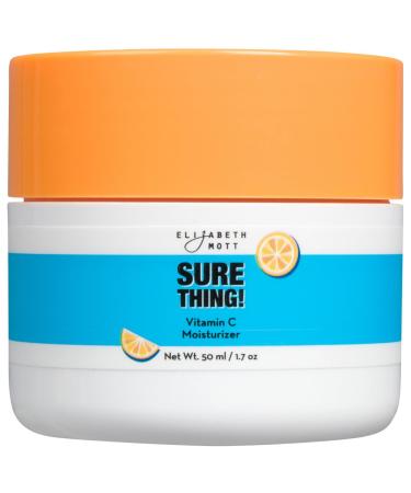 Elizabeth Mott Vitamin C Face Moisturizer Lightweight Gel Cream with Gentle Triple Vitamin C Complex Ceramides & Antioxidant-Rich Ingredients Brightening Hydration for Radiant Skin 1.7 oz