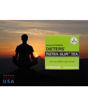 Regular Strength Dieters' Nature-Slim Tea Triple Leaves Brand - 30 Tea Bags - Buy Online on GoSupps.com