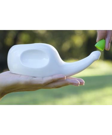 Neti Pot Sinus Rinse Bottle - Nasal Irrigation System for Congestion Relief - Saline Rinse for Adults and Kids - Sinus Infection Treatment - Buy Online on GoSupps.com