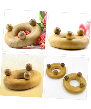 Gleavi 5-St Massage Device | Wooden Muscle Roller & Reflex Zone Tool for Back & Shoulder Massage - Buy Online on GoSupps.com