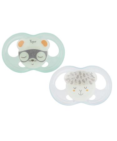 Tigex pacifier silicone night size 2