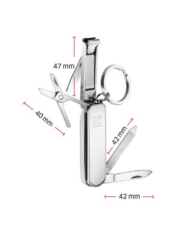Zwilling Manik reset & Pedicure Set - 5-Piece Leather Nail Care Kit with Multi-Tool Stainless Steel & Travel Size | Buy Internationally - Buy Online on GoSupps.com