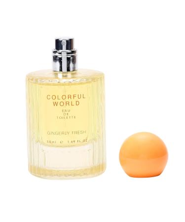 MINISOO Perfume for Women EDT Luxury Perfume with Long Lasting Fragrance for Everyday Wear Floral and Fruity Fresh Scent Colorful World Serie (Gingerly Fresh) 50ML - Buy Online on GoSupps.com