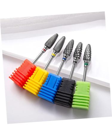 Ipetboom Nail Polisher Professional Nail Bits for Nail Drill Metal Nail Bits Nail Drill Bits for Acrylic Nails Hand Wisking Tool Electric Tungsten Steel Alloy Electric Drill Manicure 7x1.3cm As Shown 1 - Buy Online on GoSupps.com