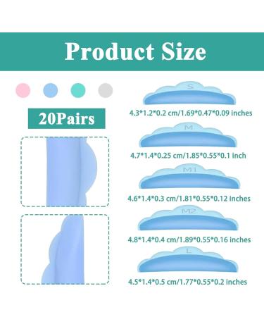 FEXPDL 52 Pieces lash Shield Lash Lift Pads Lash Lift Tool Lash Lift Shields Lash Lift Pads Silicone Lash Lift Shields Reusable Lash Lift Rods Eyelashes Makeup Beauty Tool - Buy Online on GoSupps.com