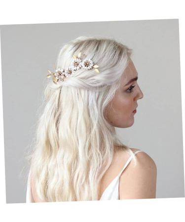 Didiseaon Floral Vintage Hair Bridal Hair Clip Hair Rhinestones Rhinestone Hair Barrette Bridal Shower Headpiece Hair Pin Hair Barrettes Rhinestone Bobby Pins Wedding Bride Comb - Buy Online on GoSupps.com