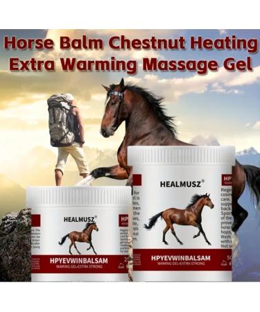 Extra Strength Horse Balm with Horse Chestnuts & Chamomile - Warming Massage Gel & Moisturizing Lotion (16.9oz - Buy Online on GoSupps.com