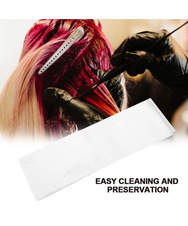 100pcs Hair Dye Paper - Reusable Plastic for Salon & DIY - Easy to Use White Hair Coloring Tool - Buy Online on GoSupps.com