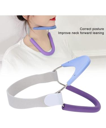 Nakeah Neck Tractor - Adjustable Neck Posture Corrector for Adults | Neck Support & Pain Relief (Blue) - Buy Online on GoSupps.com