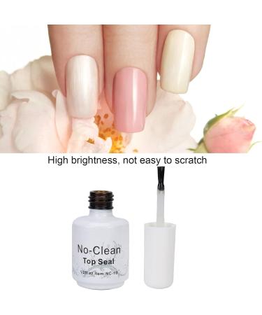 No Wipe Top Coat Gel Polish Protection High Shine Safe Mild 15ml Top Coat Professional for Family Gathering for Home for Dating Party - Buy Online on GoSupps.com