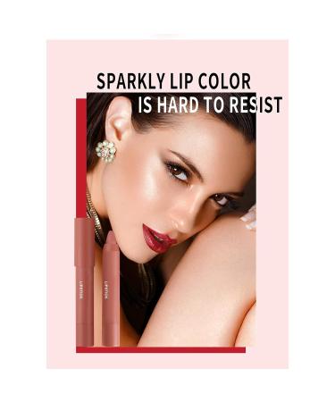 Moisturizing Matte Lipstick | 12 Longwear Colors | Water Resistant Velvet Crayon | Up to 8Hrs | Natural Finish | International Shipping - Buy Online on GoSupps.com