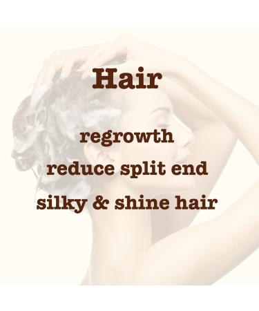 Well's Oil Fermented Rice Water Shampoo - 8 Fl Oz | Hair Growth Scalp Care & Nourishing | Natural Essential Oils for Thickening & Strengthening - Buy Online on GoSupps.com