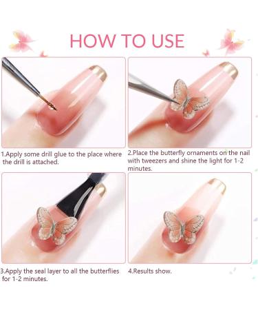 6 Bags Flower Nail Art Charms with Gold & Silver Beads - 1000Pcs 3D Five-Petal Flower Ornaments for DIY Nail Design - Nail Art Supplies - Buy Online on GoSupps.com
