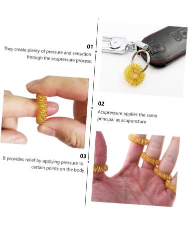 20pcs Finger Massage Rings - Acupressure Gift Idea | Mini Toys for Relaxation & Stress Relief - Buy Online on GoSupps.com