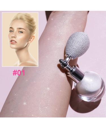 Shimmer and Shine with Pearl White Body Glitter Spray for Hair, Face, and Nails - Makeup Highlighter Powder with High Gloss Sparkle - Buy Online on GoSupps.com