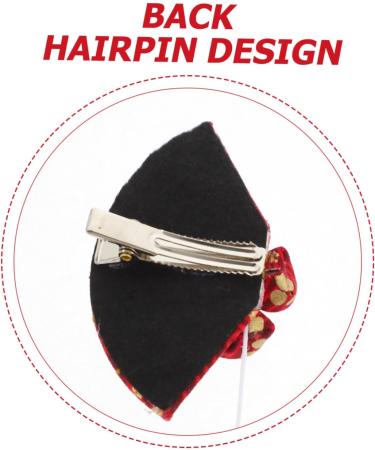 MAGICLULU 4 Pairs Cherry Blossom Hairpin Kawaii Hairpin Fringe Trim Hair Clips for Chinese Decor Decorative Hairclip Graduation Hair Clip Decorate Child Kimono Polyester Delicate - Buy Online on GoSupps.com