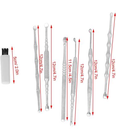 Stainless Steel Earwax Cleaner Kit - Travel-friendly & Shiny Finish - Buy Online on GoSupps.com