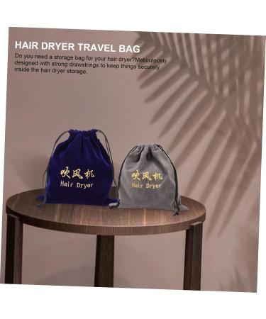 FOMIYES 6 Pcs Storage Bag Hair Dryer Supplies Curl Blow Dryer Hair Dryer Holder Hair Dryer Pouch Mini Velvet - Buy Online on GoSupps.com