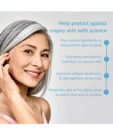 Hygieia + Crepey Skin Full Body Moisturizing & Firming Cream Tighten & Smooth Crepey Skin - Anti-Aging Moisturizer with Hyaluronic Acid AHAs & Natural Oils to Rejuvenate Soften & Hydrate 8oz - Buy Online on GoSupps.com