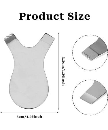 Reusable Metal Y Eyelash Comb - Lash Lift Tools & Eyelash Extension Brush | Stainless Steel Eyelash Separator for Perfect Eye Makeup - Buy Online on GoSupps.com