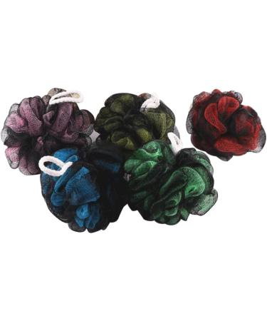 FOMIYES 10 Pcs Mesh Pouf Bath Scrubbers - Loofah Shower Sponge Set for Women | Body & Dish Cleaning | Two-Color Bath Balls - Buy Online on GoSupps.com