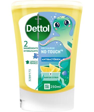 Dettol - No-Touch Liquid Hand Soap Refill - Cleansing Action Rose Water & Shea Butter and Lemon - 10 Refills 250ml - Buy Online on GoSupps.com