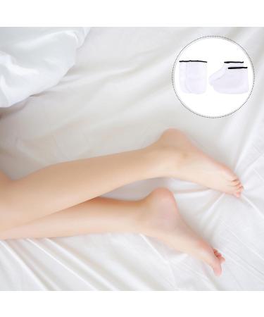 Moufles Exfoliants Pieds en Paraffine R utilisables 2 Paires de Moufles Hydratants de Soin Spa pour Pieds Secs et Rugueux Accessoires de Soin Peau pour Bain de Paraffine  - Buy Online on GoSupps.com