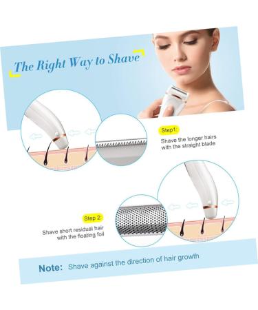 Beavorty 2-in-1 Electric Wet & Dry Shaver for Women - Face Hair Trimmer & Epilator - Buy Online on GoSupps.com