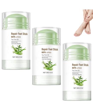 homomdy Repairing foot stick with 60% urea urea foot cream stick for chapped and dry skin callus removal for feet and hands deep moisturizing softens