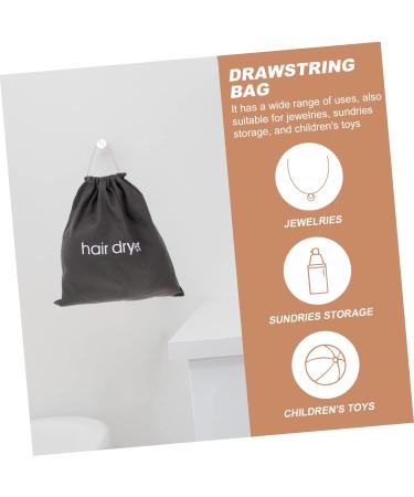 FOMIYES Hair Dryer Bag Travel 6 Pcs Hair Dryer Storage Bag Black Backpack Clothes Storage Bag Dustproof Pouch Gym Bag Travel - Buy Online on GoSupps.com