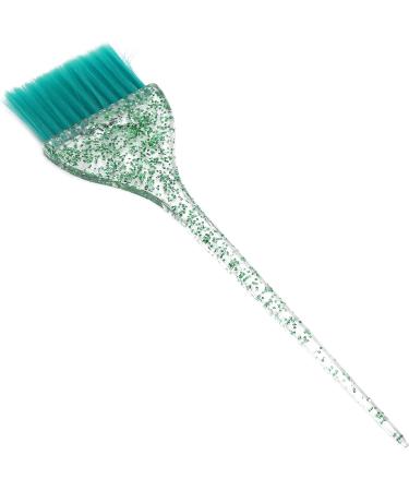 Glitter Handle Hair Dye Brush Hair Coloring Tool with Long Handle Material Pearly Lustre Handle for Beauty Salon and Hair Salon (Green) - Buy Online on GoSupps.com