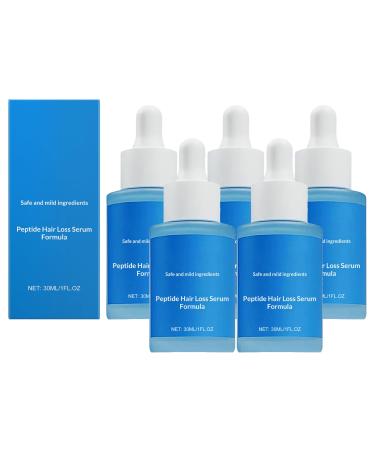 YOENBG Hair Serum Copper Peptide Light Oil for Hair Growth Promoting Hair Regrowth Thicker Stronger for Women and Men (5)