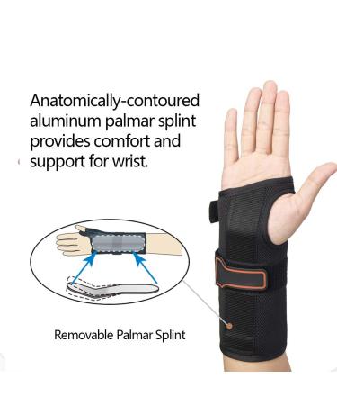 Wrist Brace for Carpal Tunnel Relief | Night Splint & Support for Arthritis & Tendonitis - Medium Left Hand - Buy Online on GoSupps.com