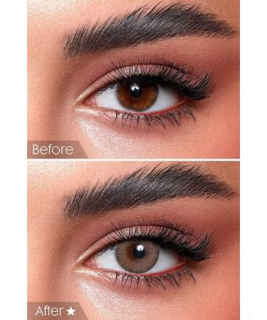 Bella Elite Green Olive Contact Lenses - Strongly Covering Monthly Lenses for Dark Eyes | Dioptria -0.00 - Perfect for Natural Look - Buy Online on GoSupps.com