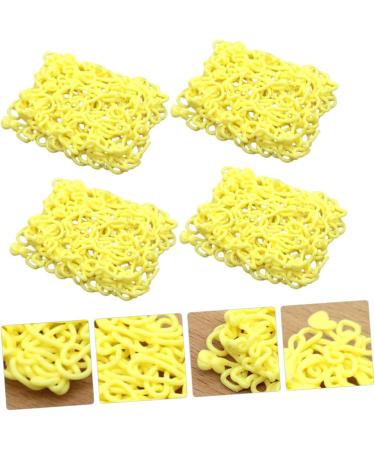 ibasenice 4pcs Instant Noodle Model Tiny Things Fake Instant Noodles Simulated Food Ornaments Chinese Food Miniature Stuff Mini Toy Mini House Supplies Child Doll House Silica Gel Vegetable - Buy Online on GoSupps.com
