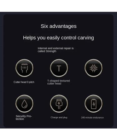 Buy Electronic Hair Trimmer - T Blade Groomer with Interchangeable Heads for Salon Use | International Shipping Available - Buy Online on GoSupps.com